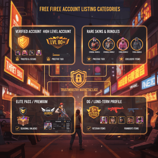 buy and sell Free Fire account