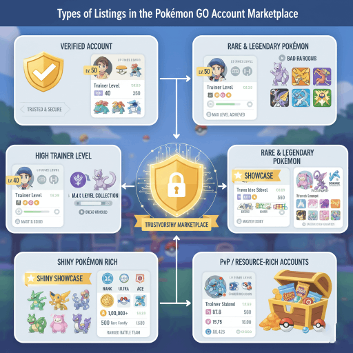 buy and sell Pokemon GO accounts